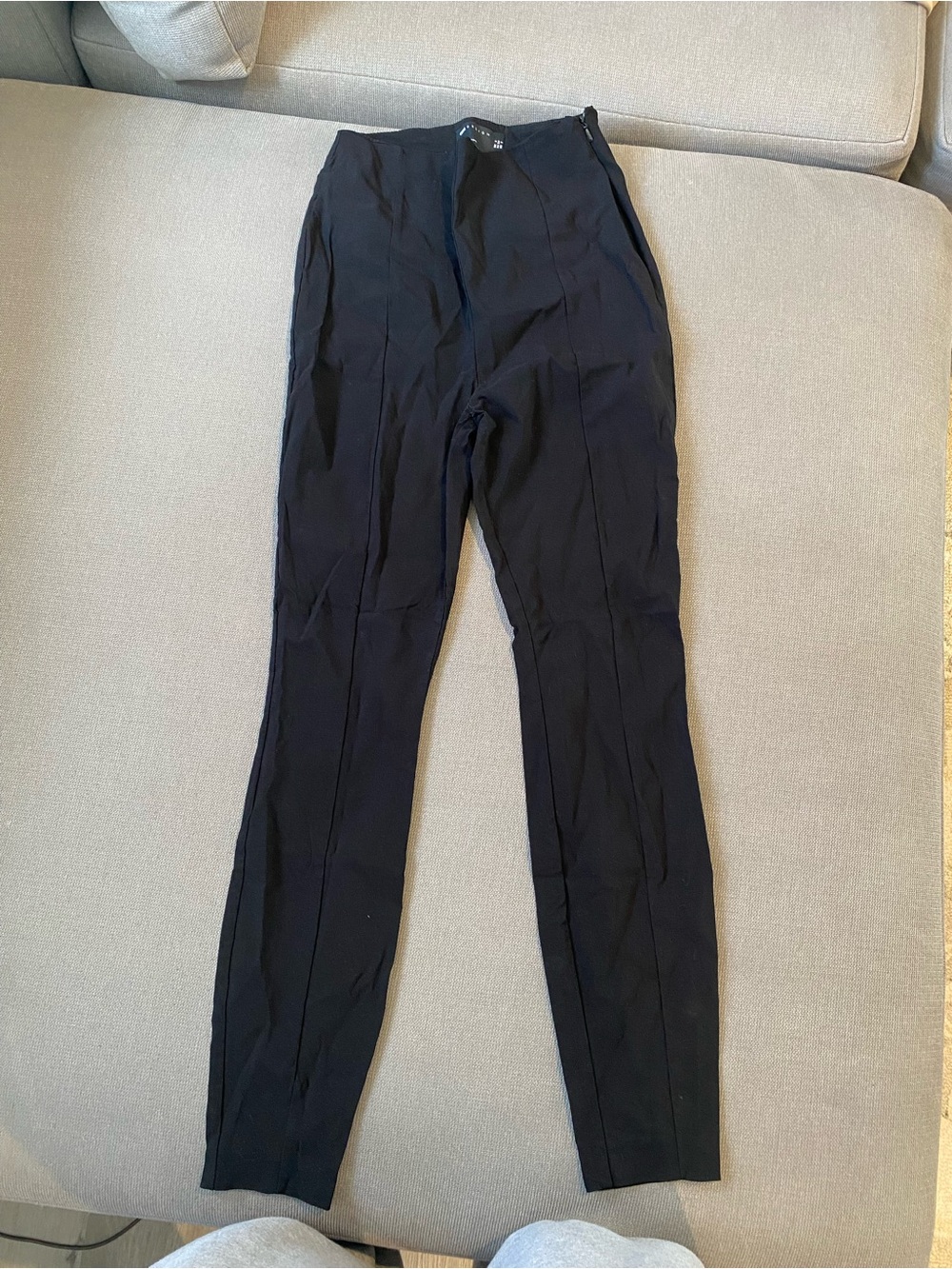 ASOS Black Ankle Crop Trousers - Women's Slim Fit - Picture 2 of 4